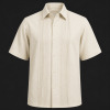 camisa plisado 07 PLACED SHORT SLEEVE SHIRT