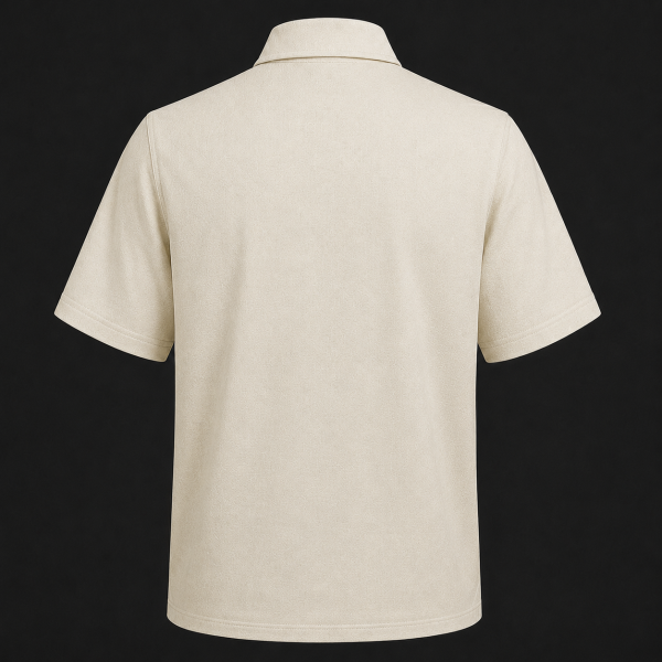 camisa plisado 08 PLACED SHORT SLEEVE SHIRT