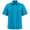 camisa plisado 09 PLACED SHORT SLEEVE SHIRT