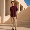 plizado 11 PLACED SHORT SLEEVE SHIRT